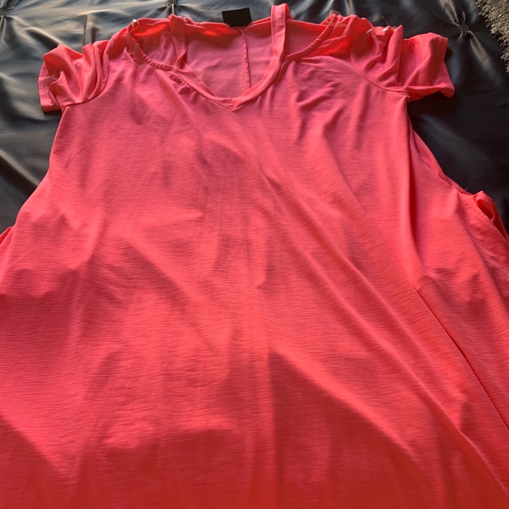 Neon Pink Southern Divas Dress Size Small